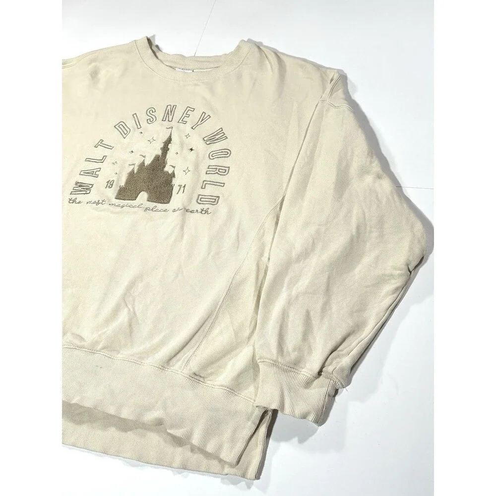 Disney Resorts Disneyland Happiest Place on Earth 1955 Castle Pullover Size XL - Picture 3 of 8